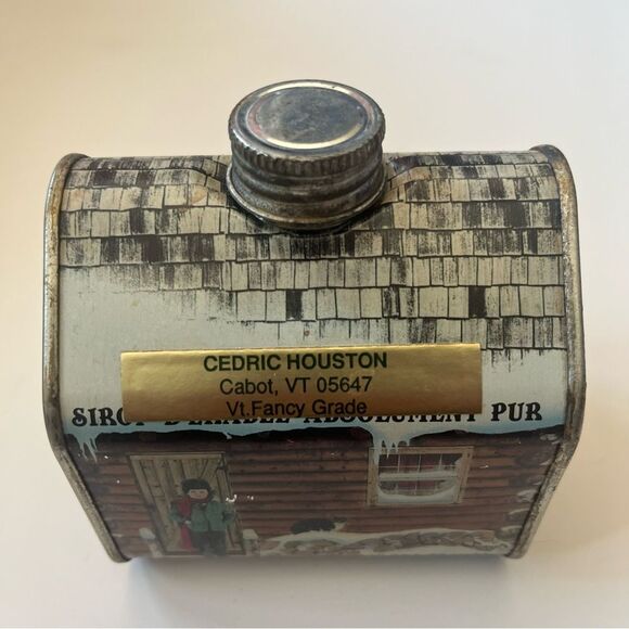 Vintage Vermont Maple Syrup Log House New England Container Company 1984 - Picture 5 of 9